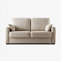2-Sitzer Sofa Beige 170 x 90 x 85 cm Polyester Rechteckig